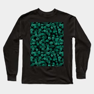 Eucalyptus on black Long Sleeve T-Shirt